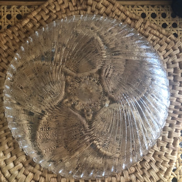 Vintage Arcoroc Seabreeze Pressed Glass Salad/Desert Plates Set of Four - Picture 14 of 16